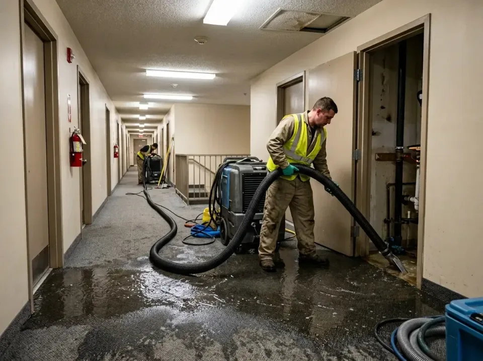 multi-unit-apartment-hallway-f-005 — frequently asked questions, Emergency Burst Pipe Water Extraction & Removal in Gantt, SC